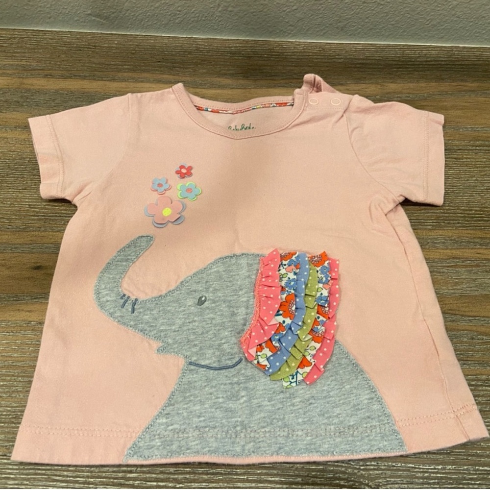 Baby Boden Elephant Tee VGUC • Size 12-18 months